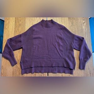 Mexx Purple Long Sleeve Sweater, Woman size XL, Woman warm sweater